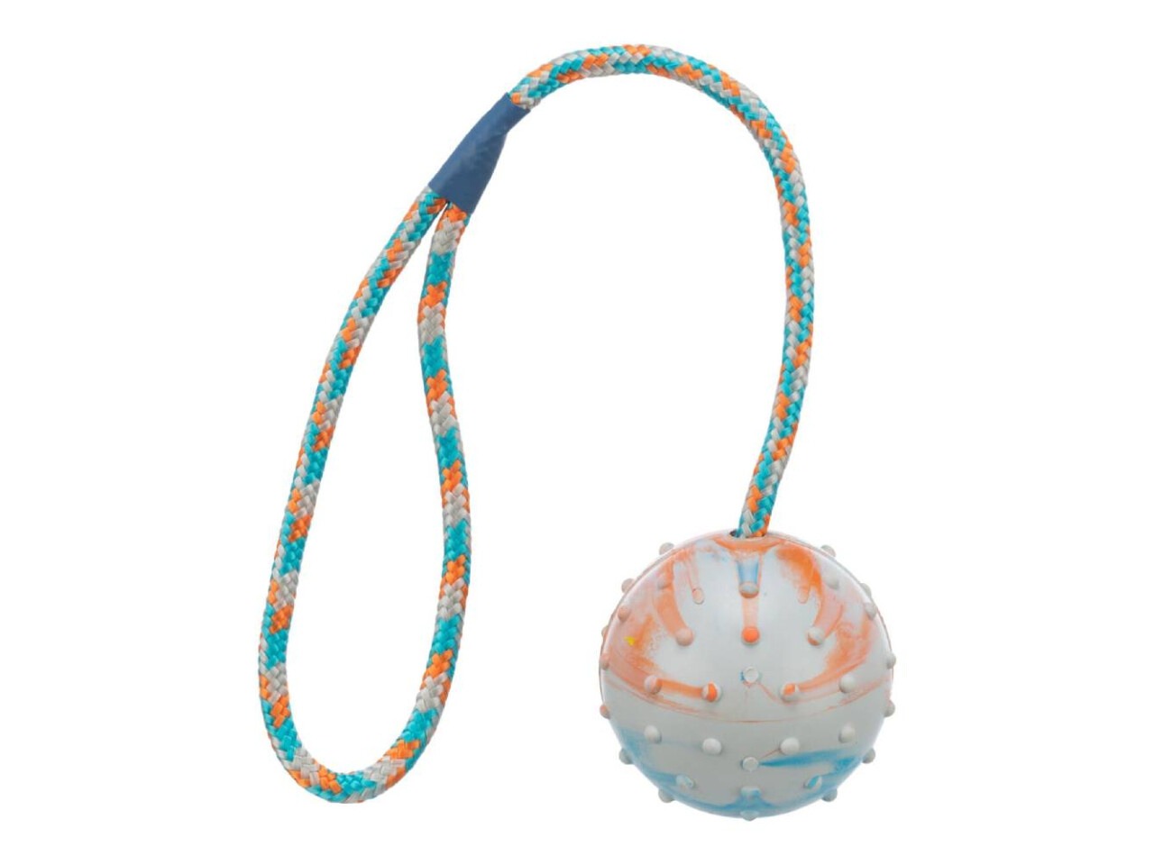 Trixie Jucarie Pentru Caini, Minge Cauciuc Pe Sfoara, 6/30 cm, 3454