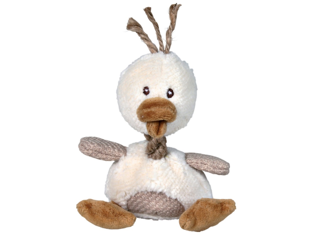 Trixie Jucarie Pentru Caini, Rata, Plus, Cu Sunet, 15 cm, 35812