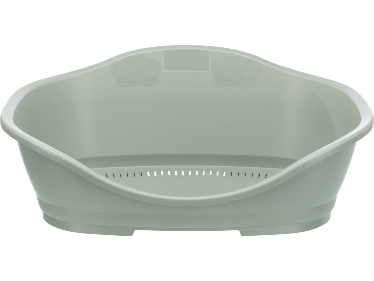 Trixie Pat Sleeper, Plastic, XL: 78 x 51 cm, Gri/Verde, 38805