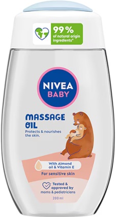NIVEA BABY ULEI DE MASAJ 200ML ALMOND&VITAMINA E
