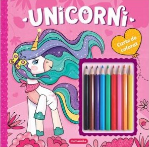 Unicorni - Carte de colorat