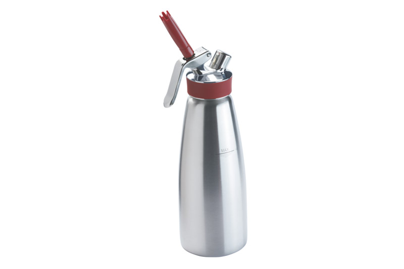 Sifon frisca, capacitate 0.5 litri, 3 sprituri, inox