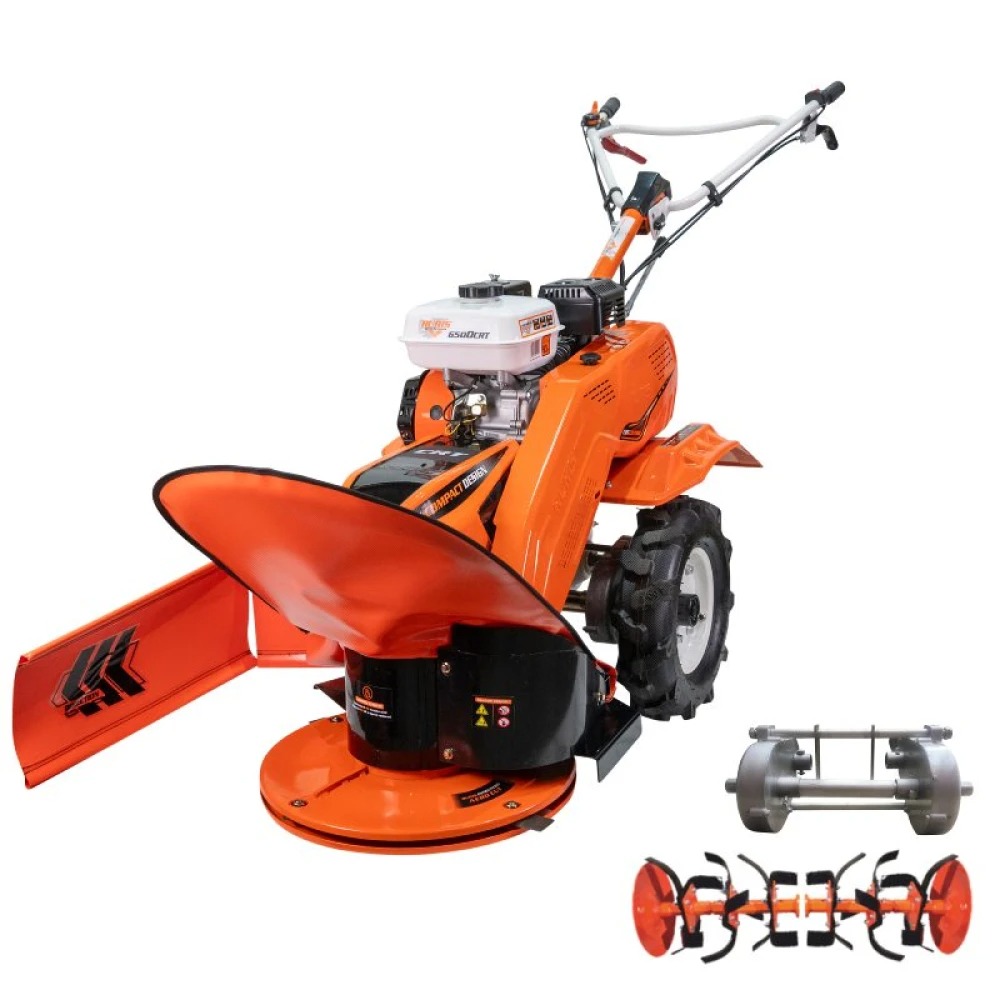 Utilaj Multifunctional Ruris 6500Crt + Roti Cauciuc 4.00-8+Sistem De Cosit 6500Crt