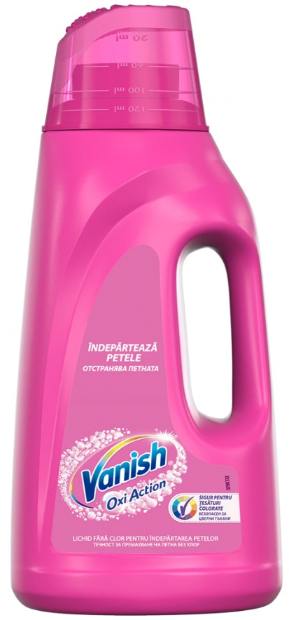 Vanish Lichid Solutie pentru indepartarea petelor Oxi Axion Pink, 2L