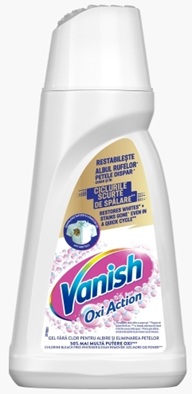 Vanish lichid Oxi Axion pentru îndepărtarea petelor pentru haine Albe, 1 l