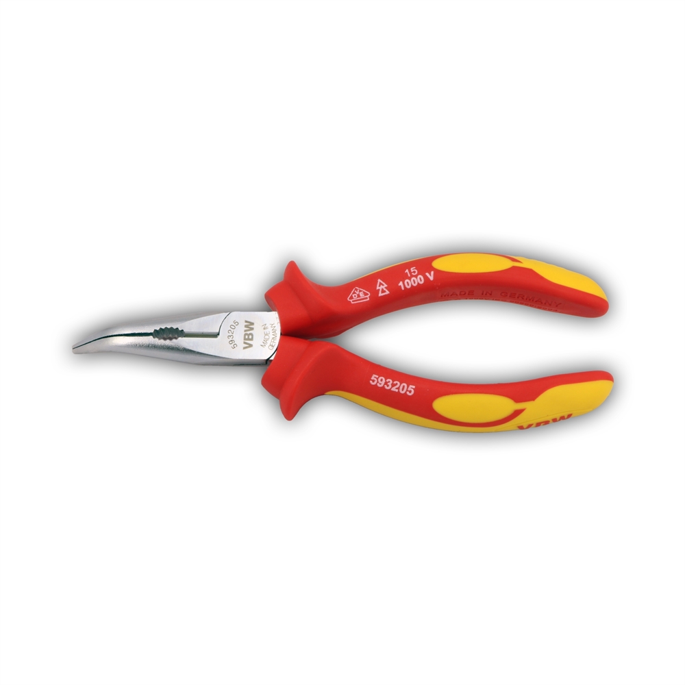 Cleste cu varf semirotund inclinat la 45grade, electroizolat VDE, lungime 160mm