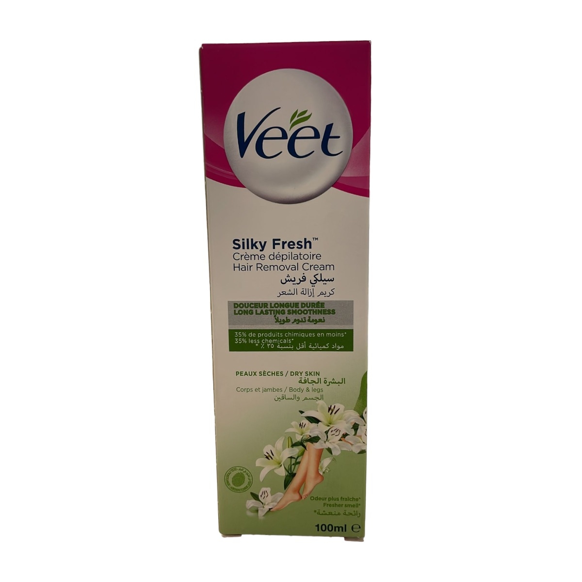 VEET CREMA DEPILATOARE SILKY&FRESH PIELE USCATA 100ML