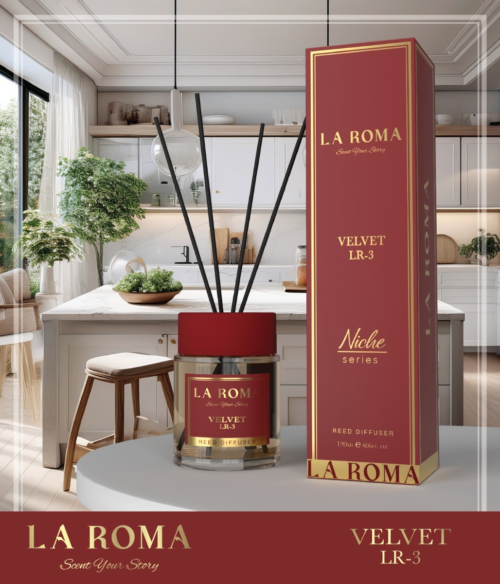 Odorizant de camera Velvet LR - 3, 120 ml, La Roma Niche