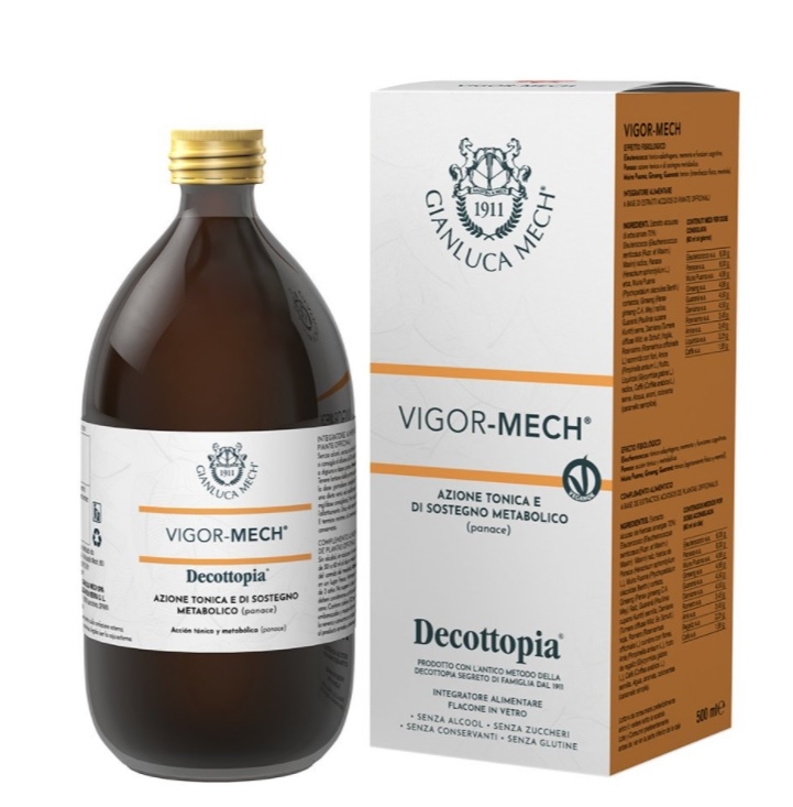 Supliment pentru sporitivi, VIGOR MECH, Decottopia, Gianluca Mech, 500 ml