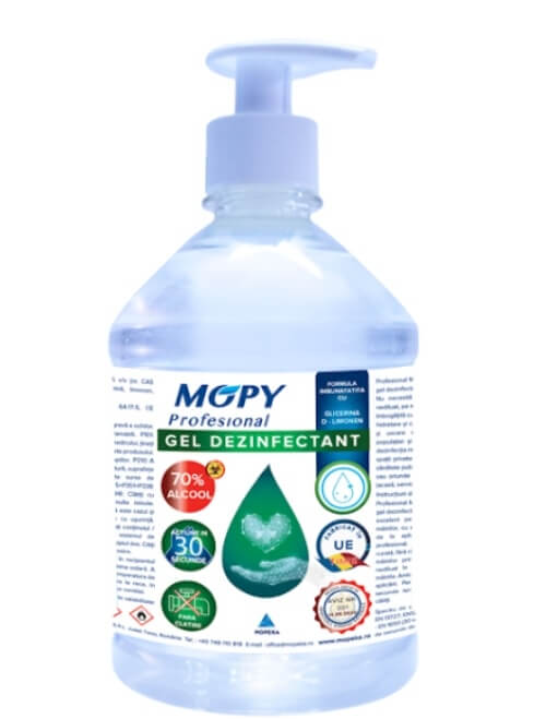 Mopy Profesional Gel igienizant maini, 500 ml