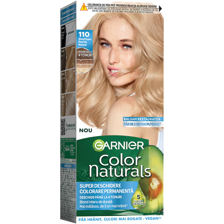 GARNIER COLOR NATURALS VOPSEA DE PAR 110 BLOND SUPER DESCHIS NATURAL