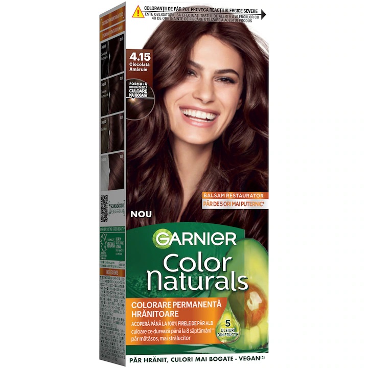 GARNIER COLOR NATURALS VOPSEA DE PAR 4.15 CIOCOLATA AMARUIE
