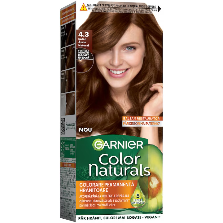GARNIER COLOR NATURALS VOPSEA DE PAR 4.3 SATEN AURIU