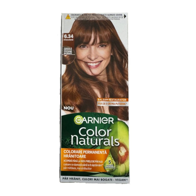 GARNIER COLOR NATURALS VOPSEA DE PAR 6.34 CIOCOLATA
