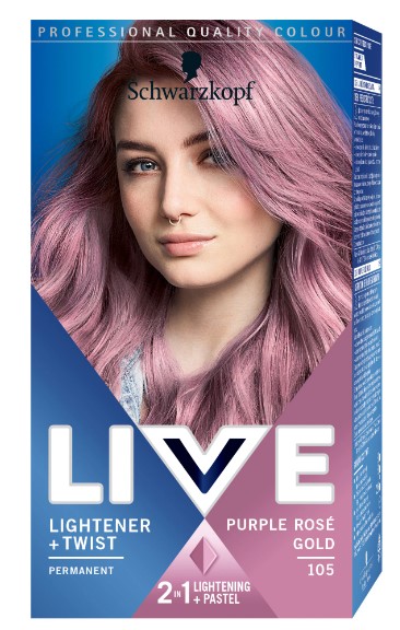 LIVE TWIST VOPSEA DE PAR 105 PURPLE ROSE GOLD