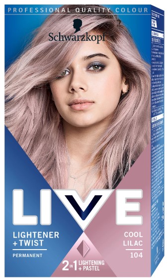 LIVE TWIST VOPSEA DE PAR 104 COOL LILAC