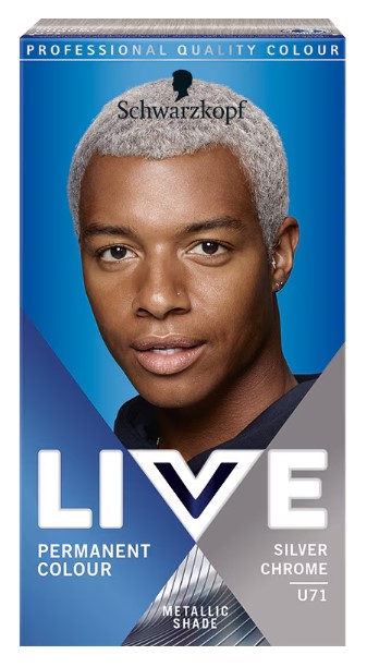 LIVE MEN VOPSEA DE PAR U71 ARGINTIU CROMAT