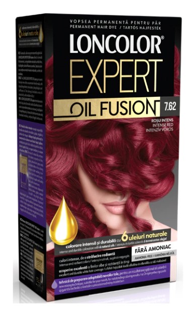 LONCOLOR EXPERT OIL FUSION VOPSEA DE PAR 7.62 ROSU INTENS