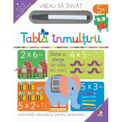 Vreau sa invat. Tabla inmultirii