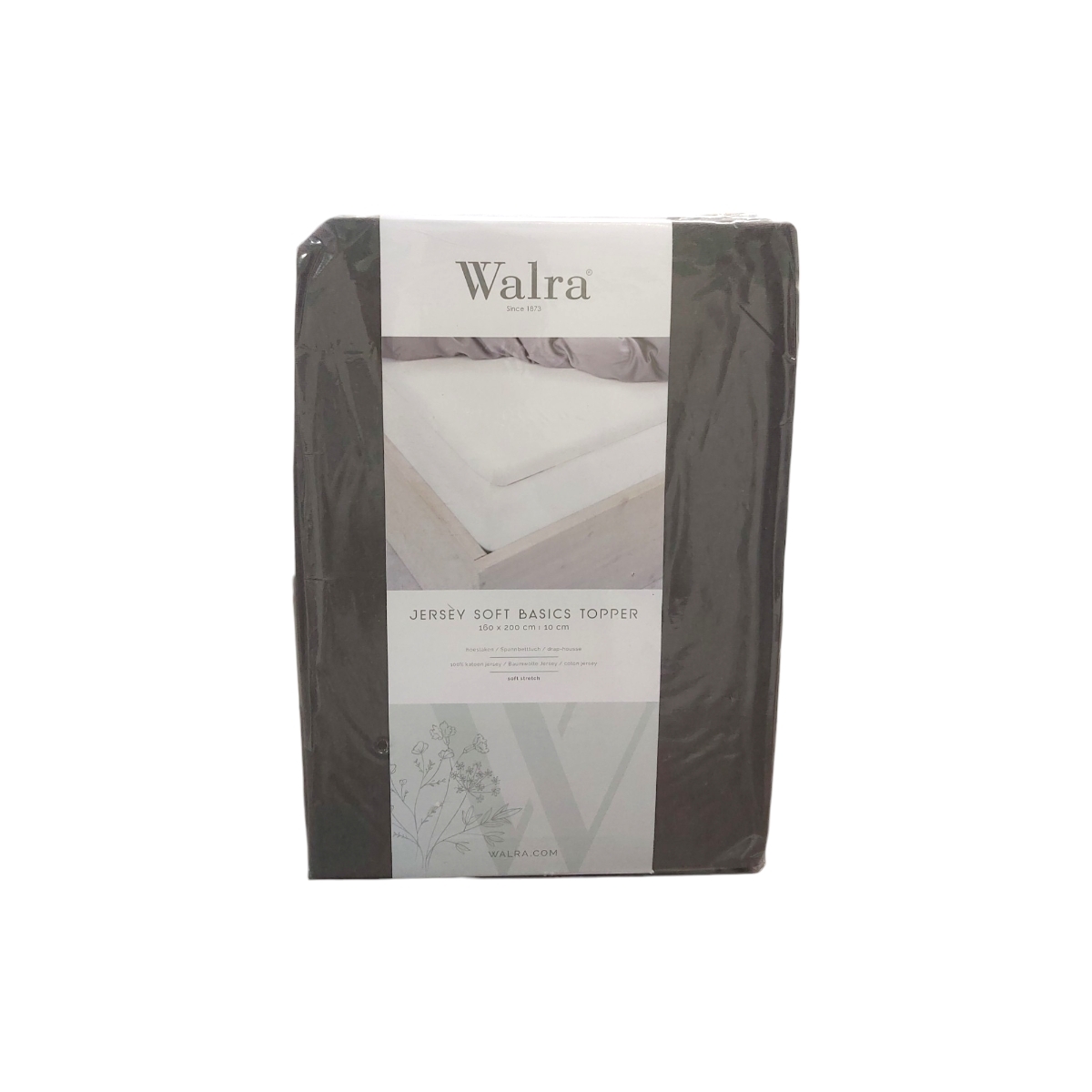 WALRA HUSA BUMBAC JERSEY PENTRU TOPPER 10CM 160X200CM
