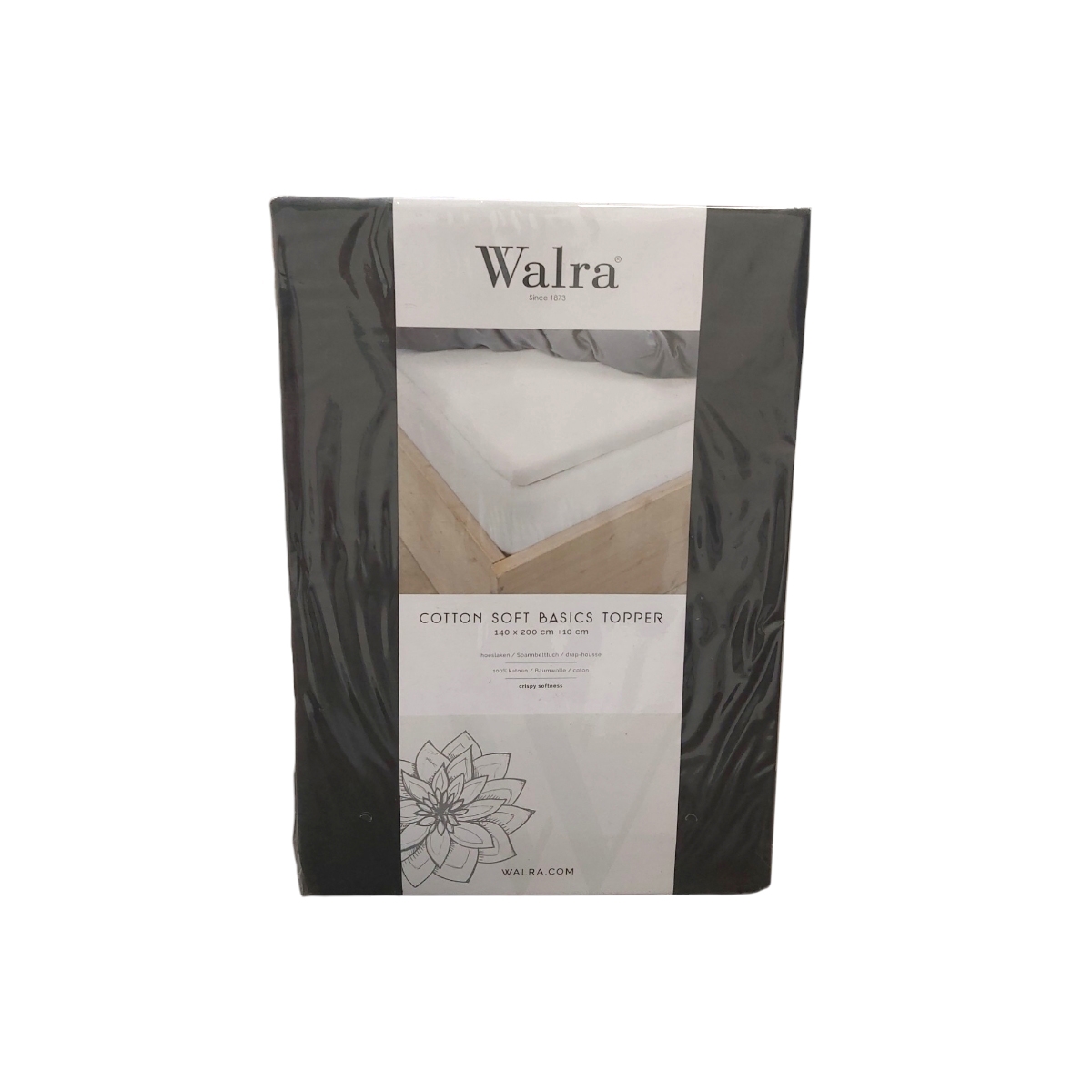 WALRA HUSA BUMBAC PENTRU TOPPER 10CM 140X200CM