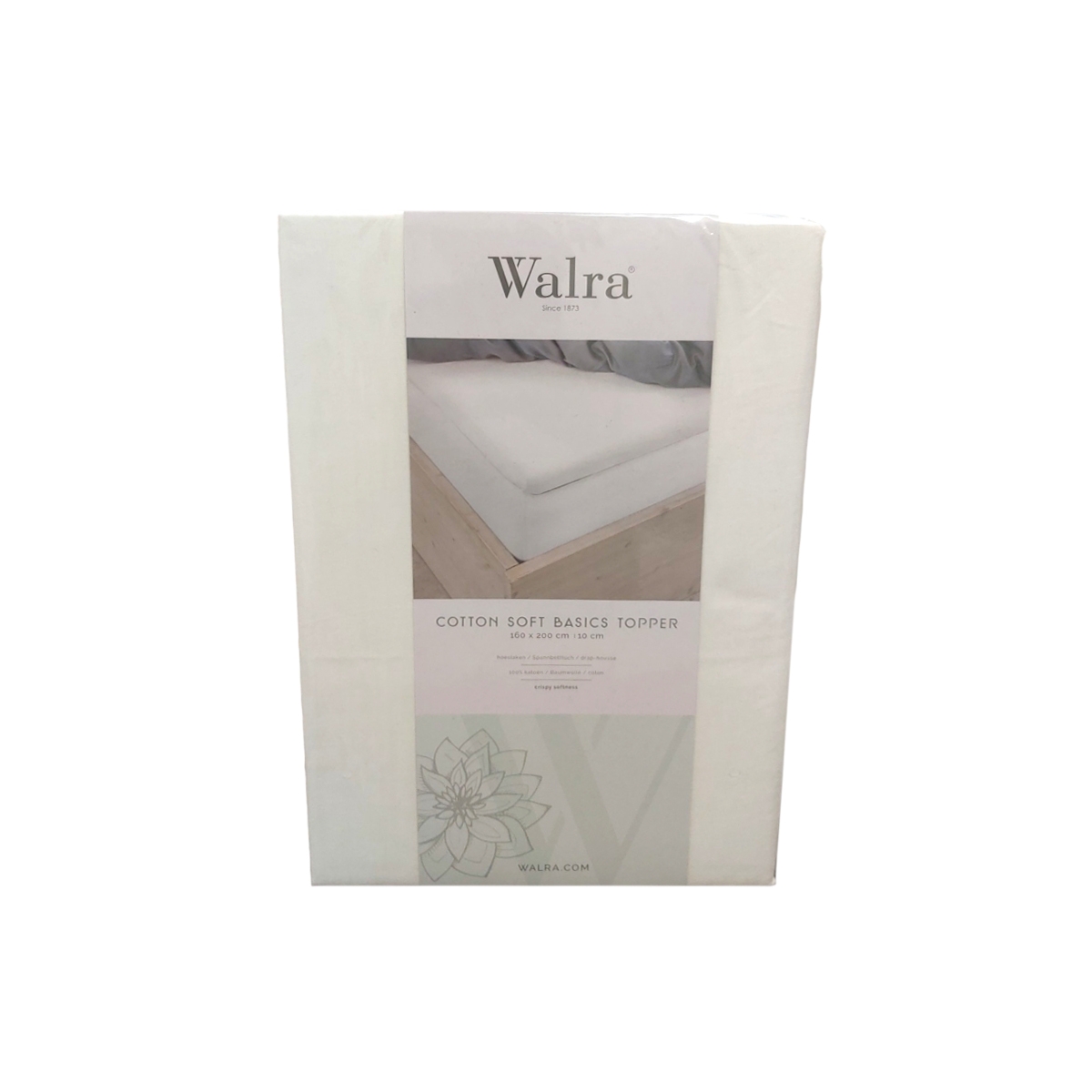 WALRA HUSA BUMBAC PENTRU TOPPER 10CM 160X200CM