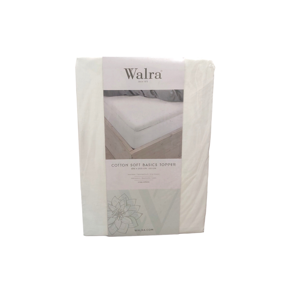 WALRA HUSA BUMBAC PENTRU TOPPER 10CM 180X200CM