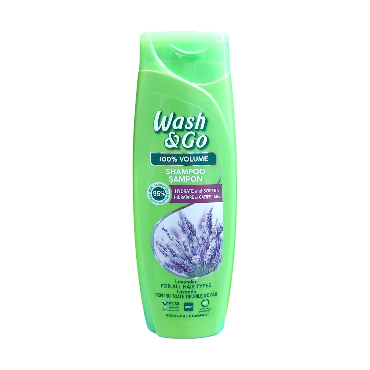 WASH&GO SAMPON PAR EXTRACT LAVANDA 360ML