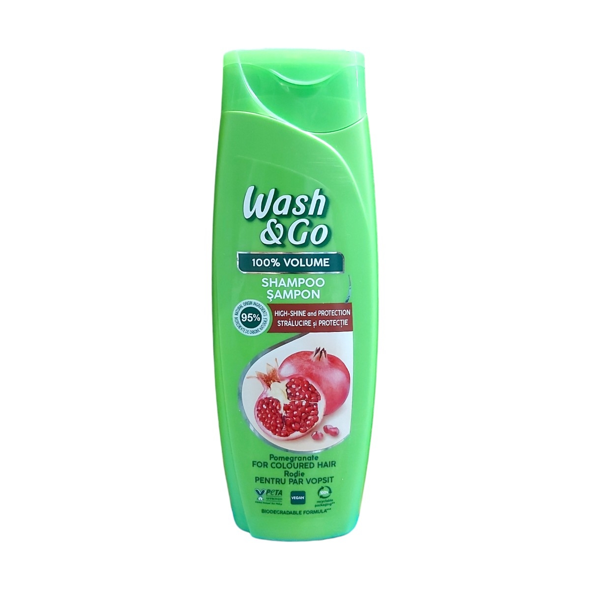 WASH&GO SAMPON PAR VOPSIT EXTRACT RODIE 360ML