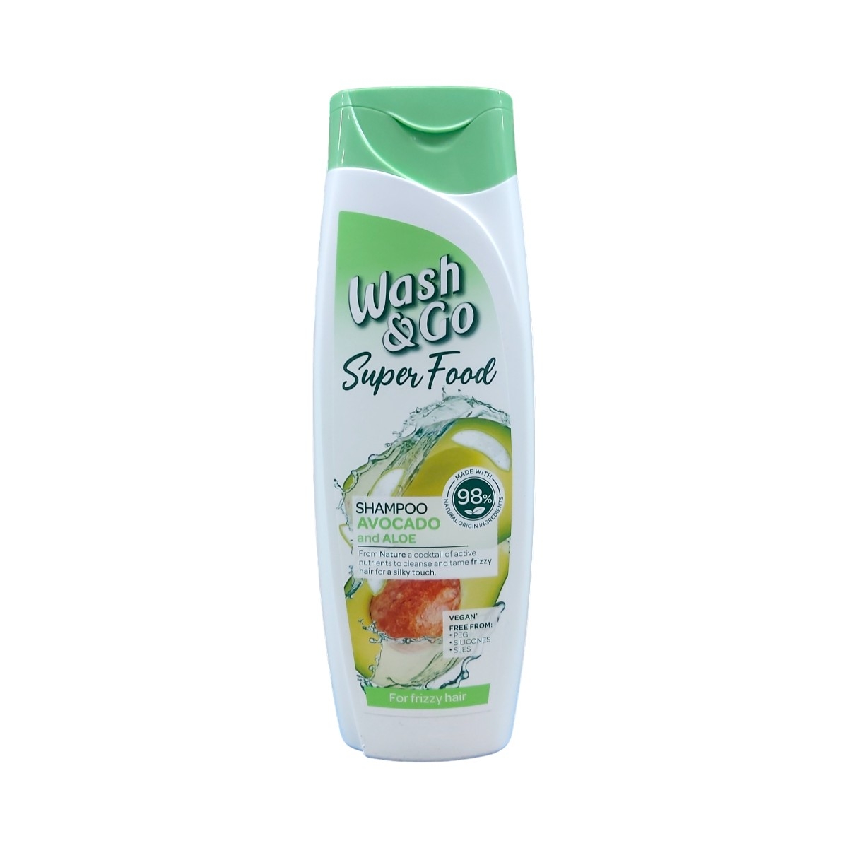 WASH&GO SUPER FOOD SAMPON AVOCADO&ALOE 400ML