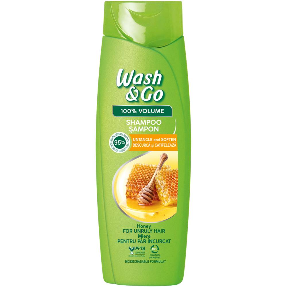Sampon 360 ml miere Wash&Go
