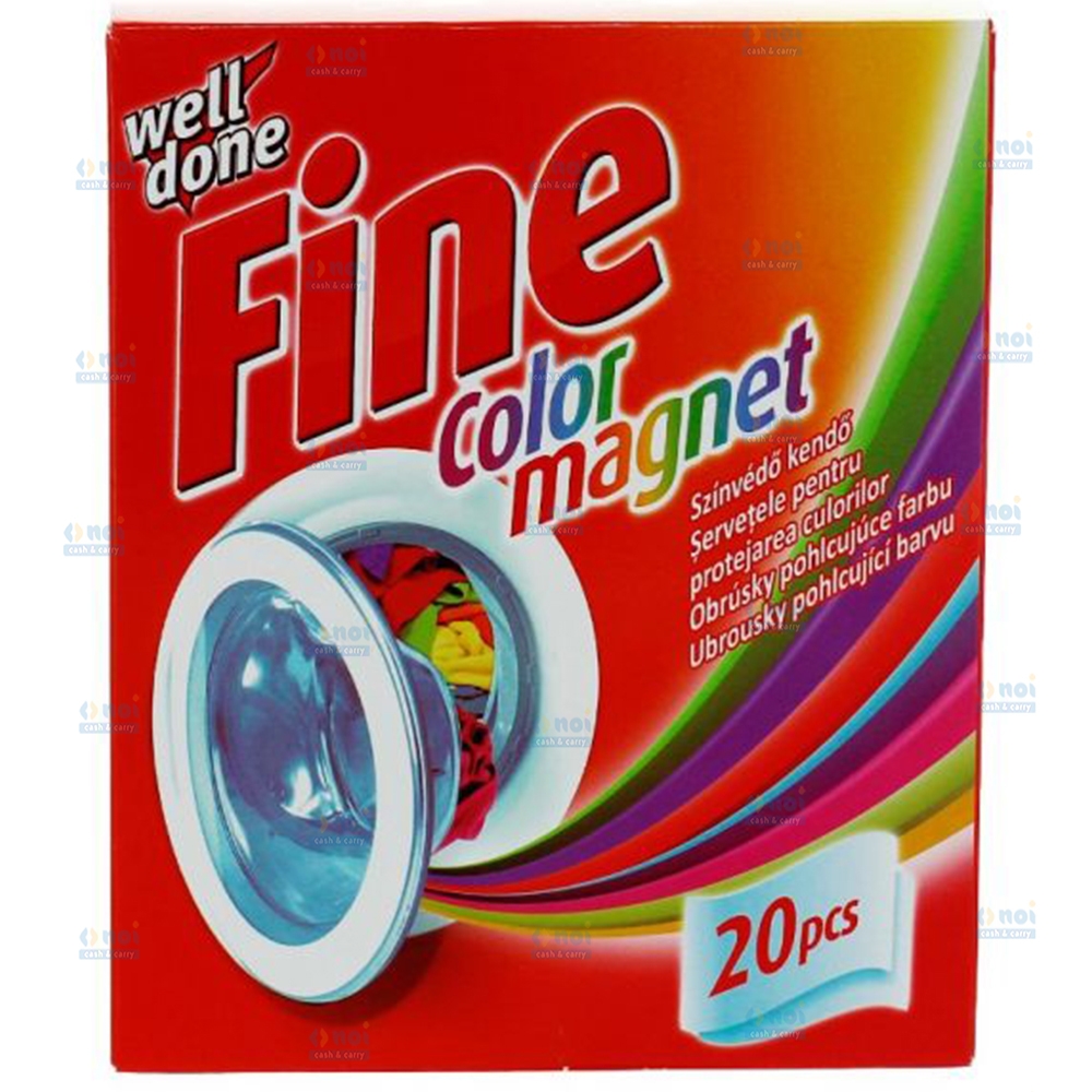 WELL DONE FINE SERVETELE CAPTATOARE CULOARE 20PCS