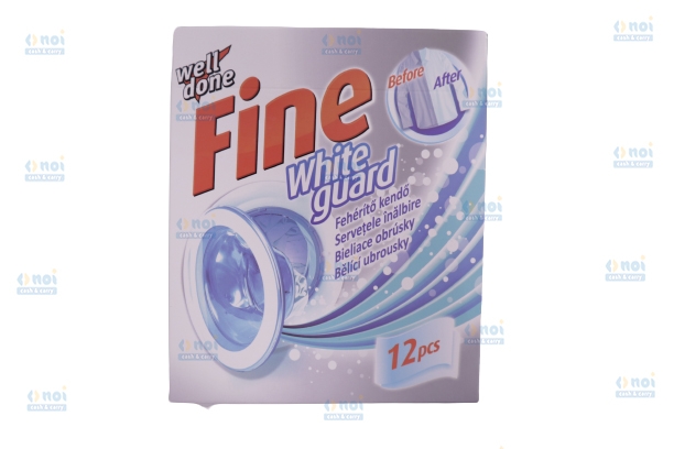 WELL DONE FINE WHITE GUARD SERVETELE INALBIRE 12PCS