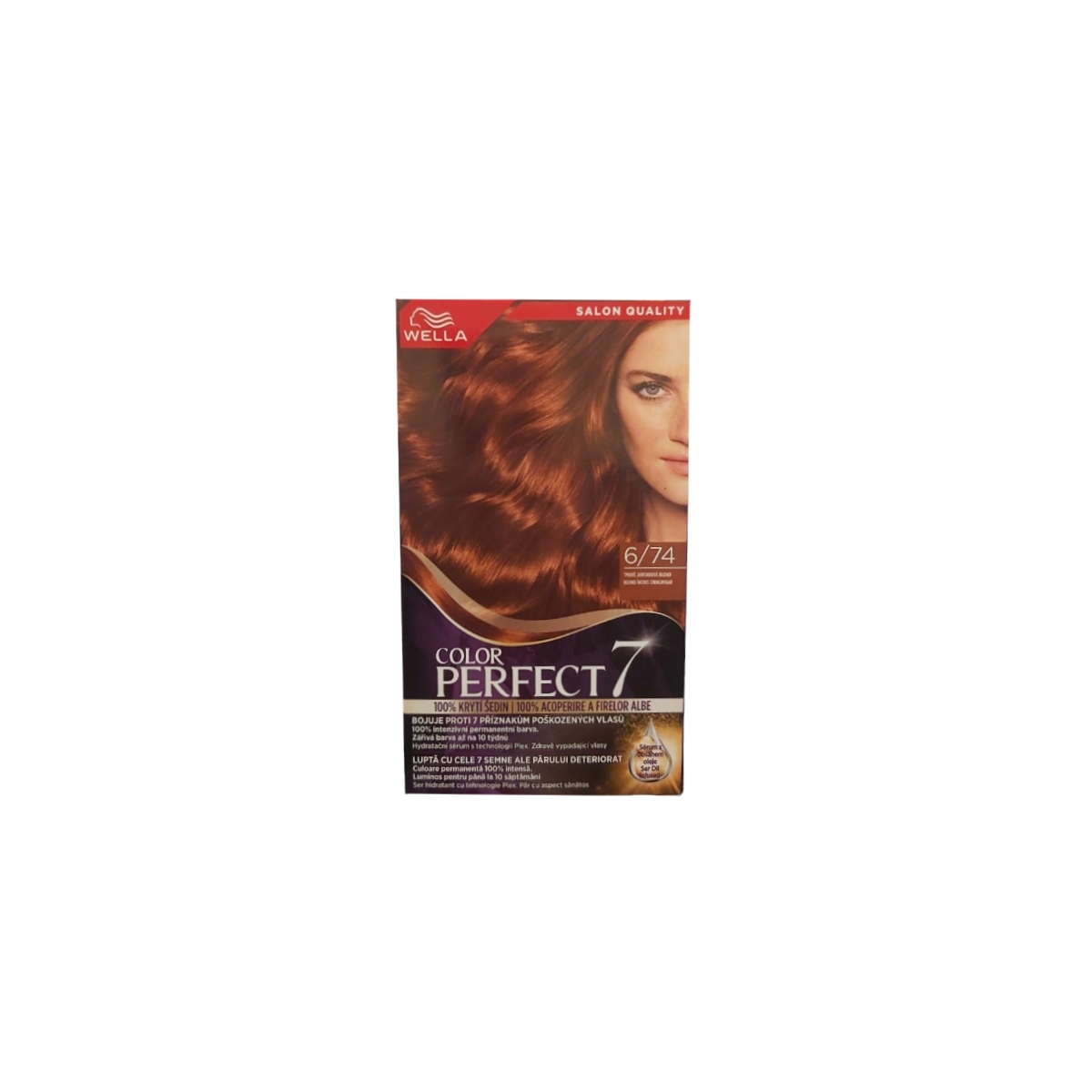 WELLA COLOR PERFECT VOPSEA DE PAR 6.74 BLOND INCHIS CHIHLIMBAR
