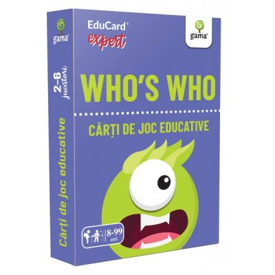 Who\'s Who. EduCard expert. Carti de joc educative