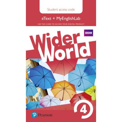 Wider World Level 4 MyEnglishLab & Students\' eText Access Card