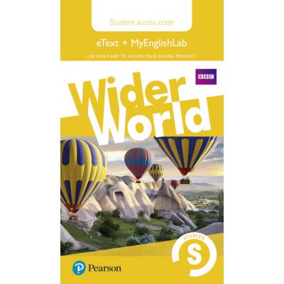 Wider World Level Starter MyEnglishLab & Students\' eText Access Card