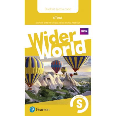 Wider World Level Starter Students\' eText Access Card