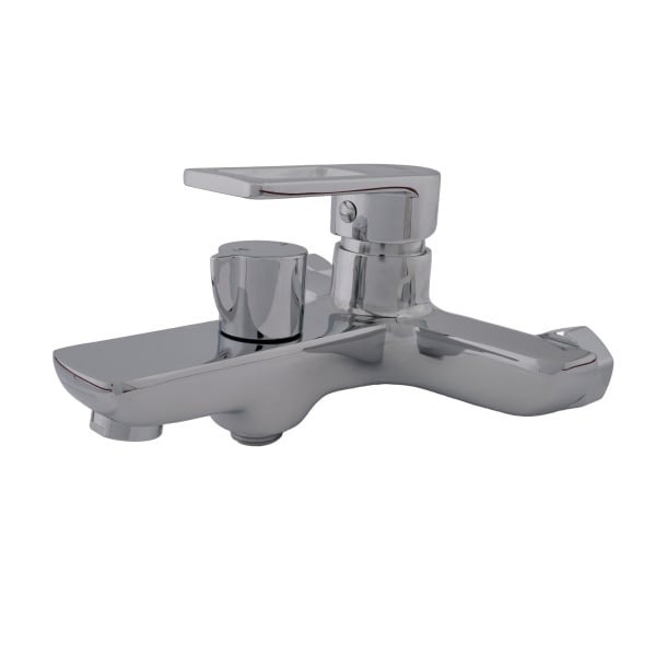 Baterie cada zinc cu para de dus crom EDGE FLOW Z 09