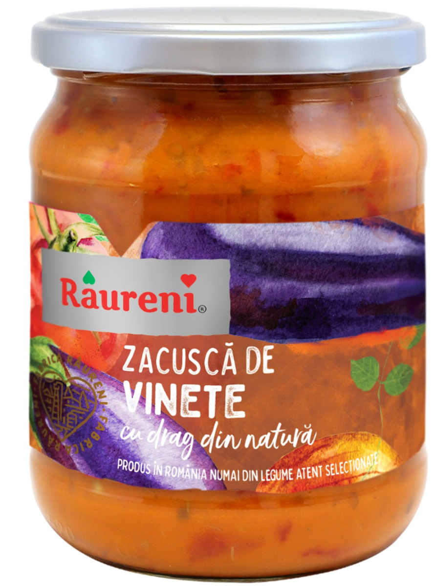 Zacusca de vinete,500g Raureni