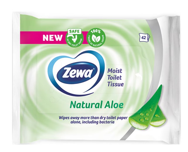 ZEWA HARTIE IGIENICA UMEDA 42BUC ALOE VERA