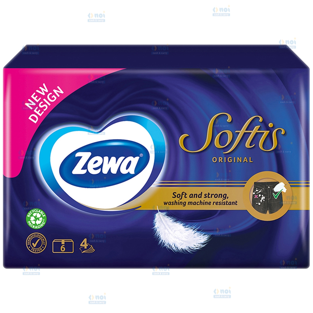 ZEWA SOFTIS SERVETELE NAZALE 6BUC ORIGINAL 4STR