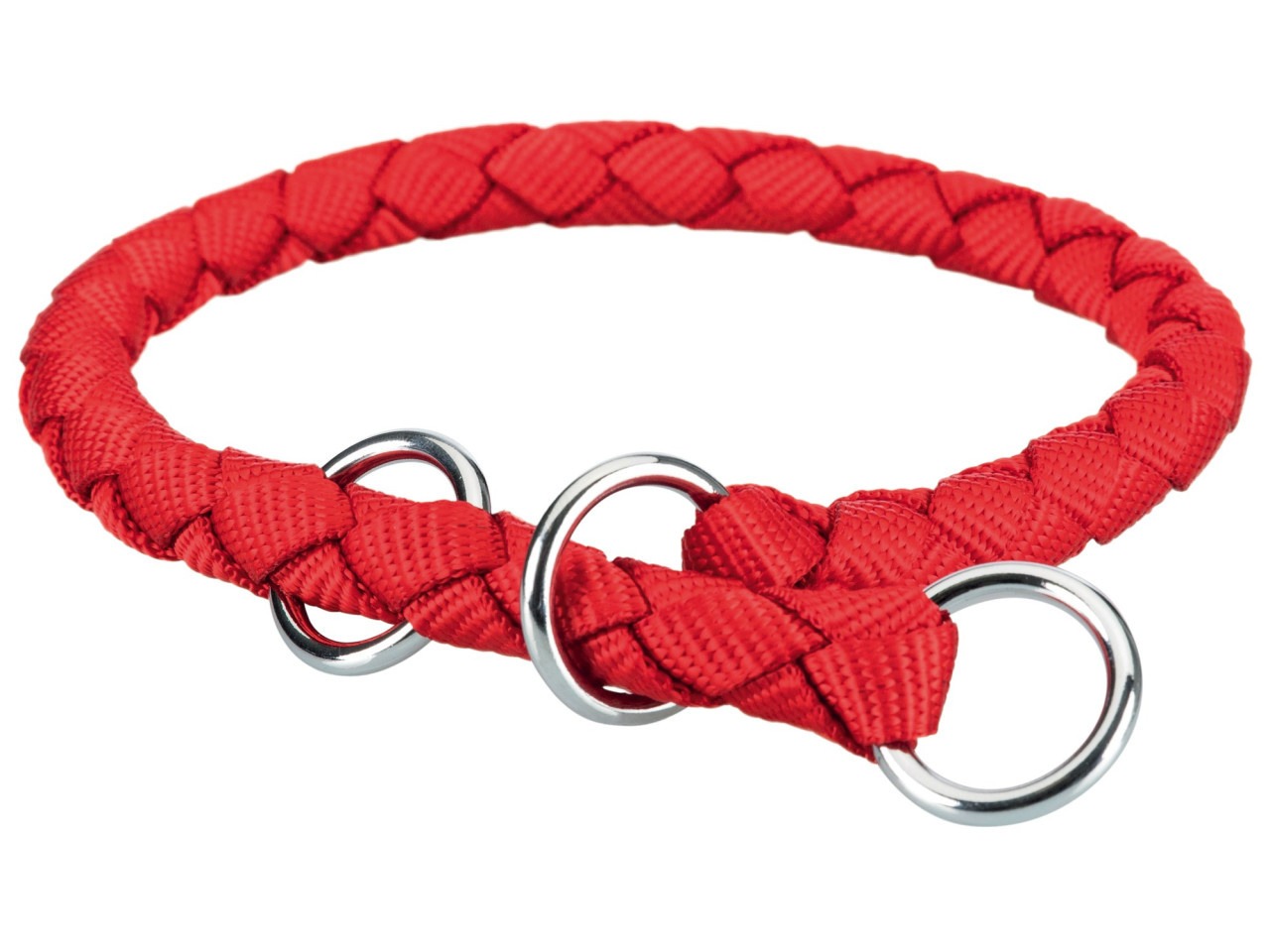 Trixie Zgarda Cavo Coarda, Strangulanta, M: 39-45 cm/12 mm, Rosu, 143803