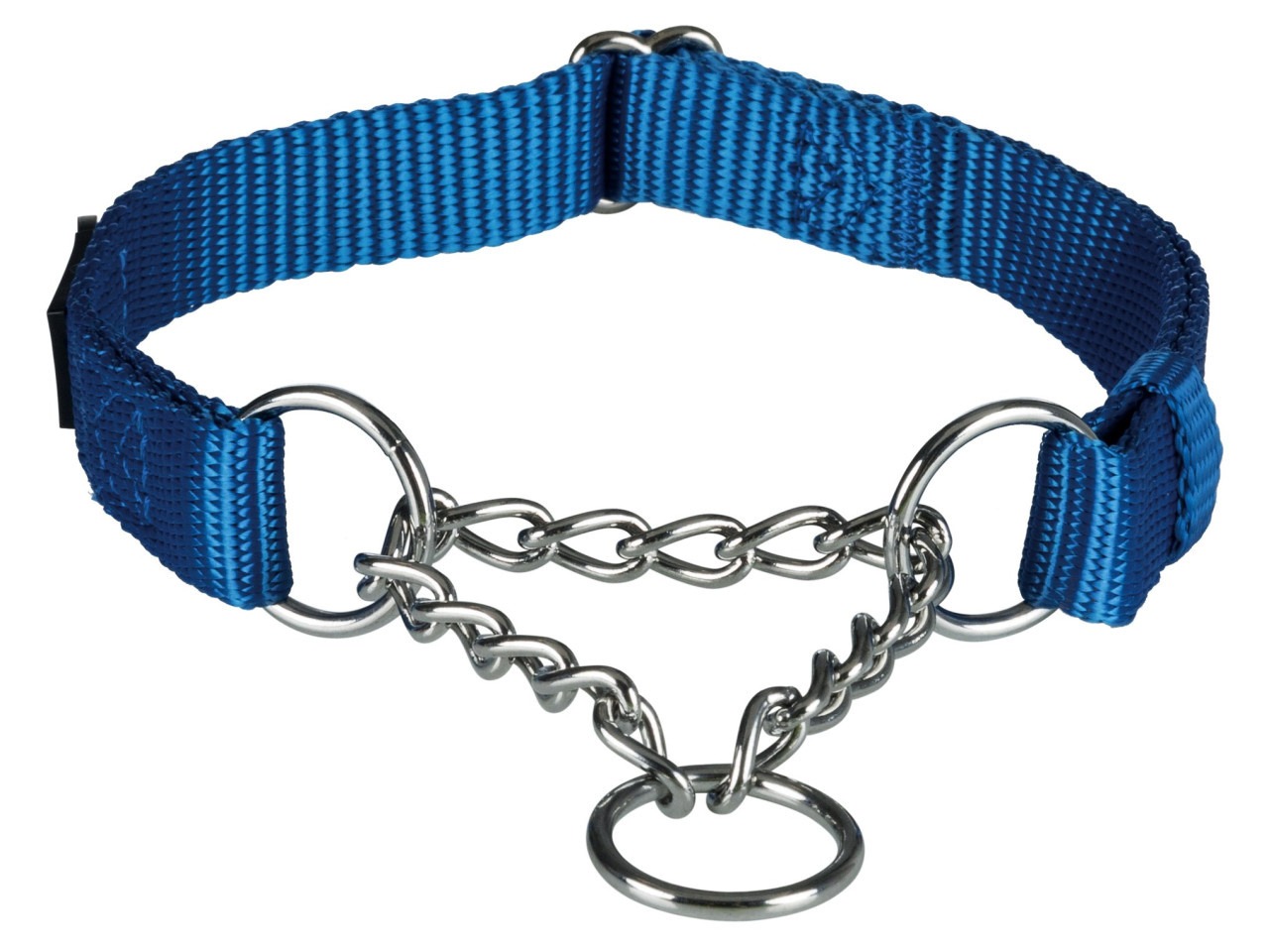 Trixie Zgarda Strangulanta, Premium, M-L: 35-50 cm/20 mm, Albastru, 202802