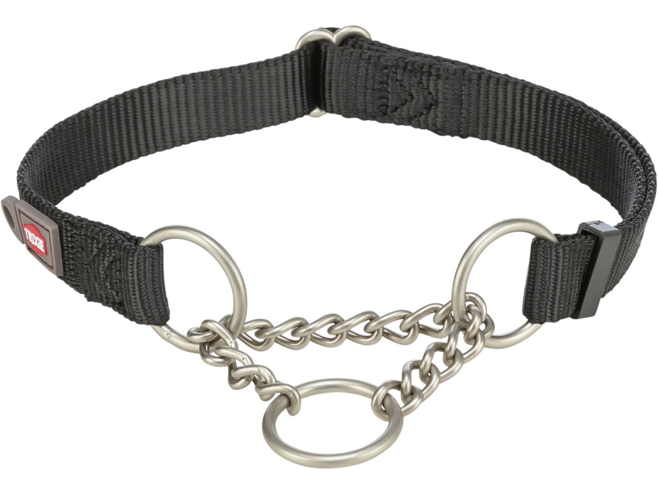Trixie Zgarda Strangulanta, Premium, L-XL: 45-70 cm/25 mm, Negru, 202901