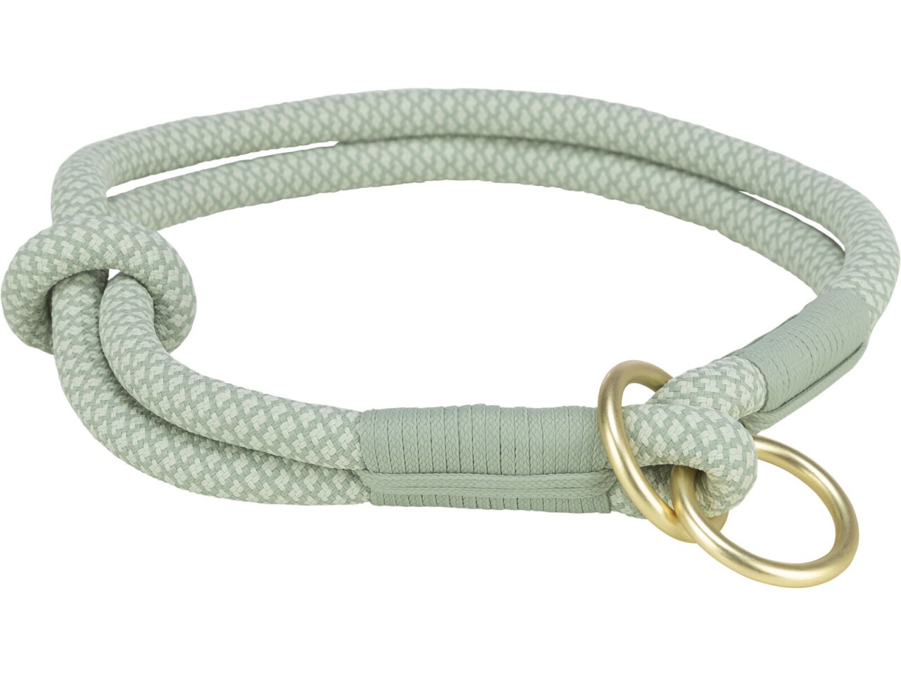 Trixie Zgarda Coarda Soft, Strangulanta, S: 35 cm/6 mm, Verde Salvie/Verde Menta, 1984416