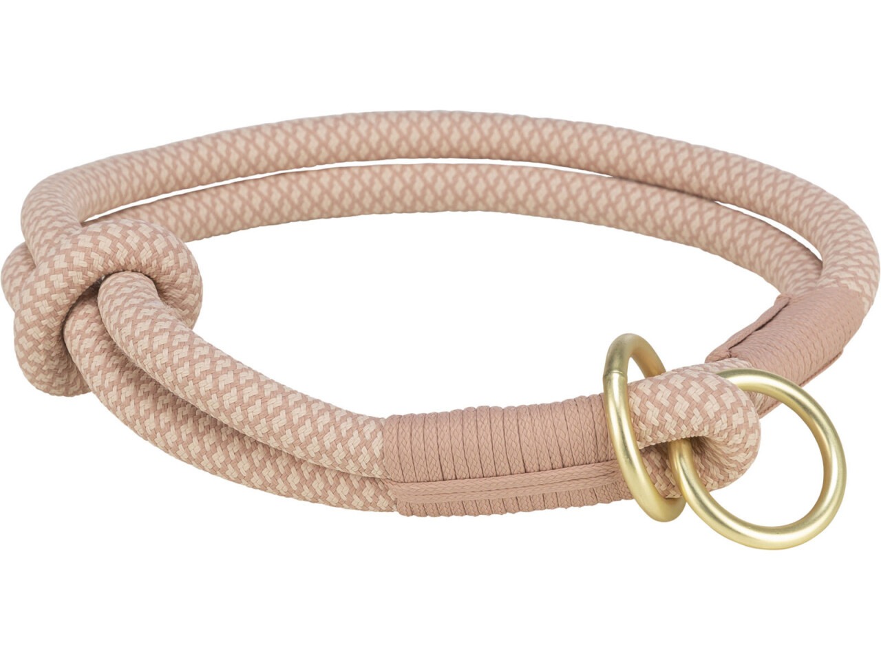 Trixie Zgarda Coarda Soft, Strangulanta, S: 35 cm/6 mm, Roz/Roz Light, 1984407