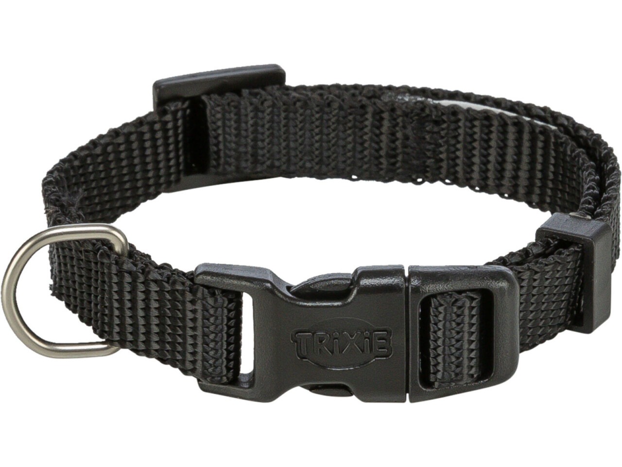 Trixie Zgarda Premium, XXS- XS: 15-25 cm/10 mm, Negru, 202101