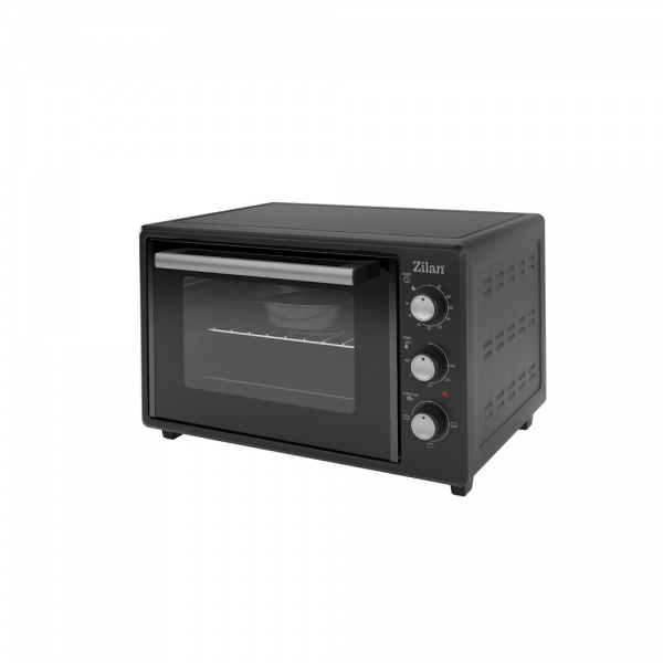 Cuptor electric Zilan capacitate 35l, putere 1800w, negru, Zilan