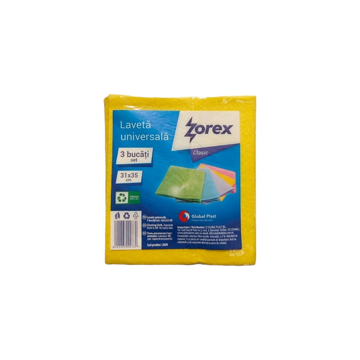 ZOREX LAVETE UNIVERSALE 3BUC/SET 31X35CM